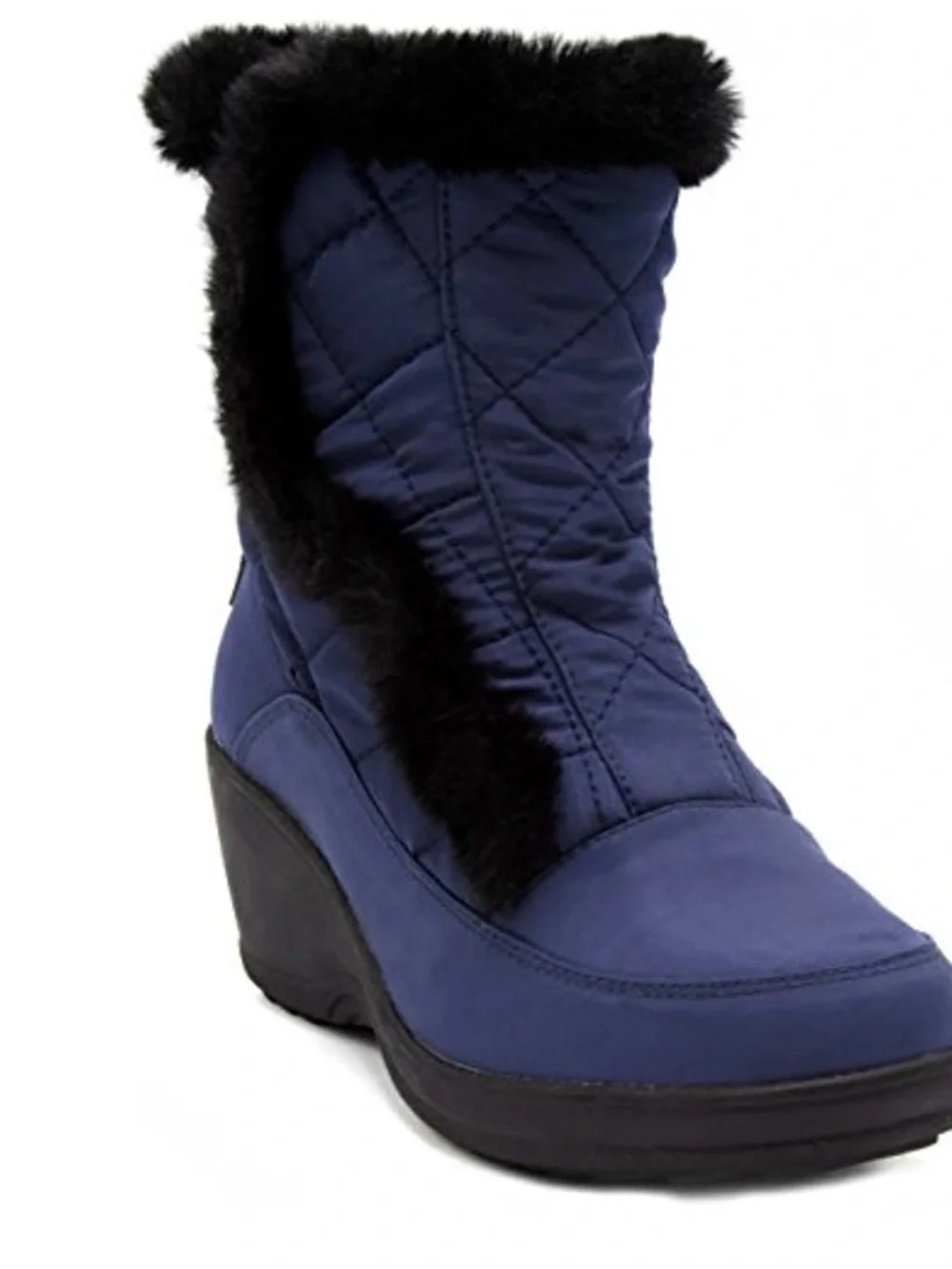 New~London Fog~Women’s~Size 10 ~ Snow Boot~ Blue ~ Waterproof ~ Winter ~ Shoes